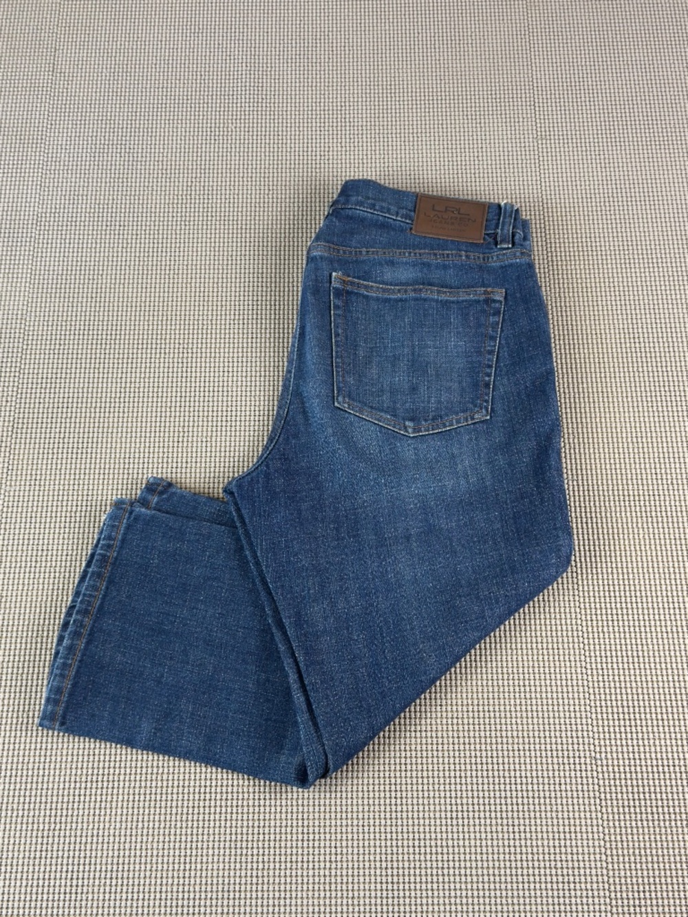 LAUREN JEANS COMPANY woman capris denim jeans classic mid calf size 8